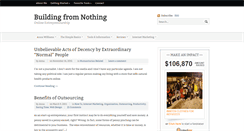 Desktop Screenshot of buildingfromnothing.com