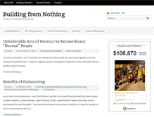Tablet Screenshot of buildingfromnothing.com